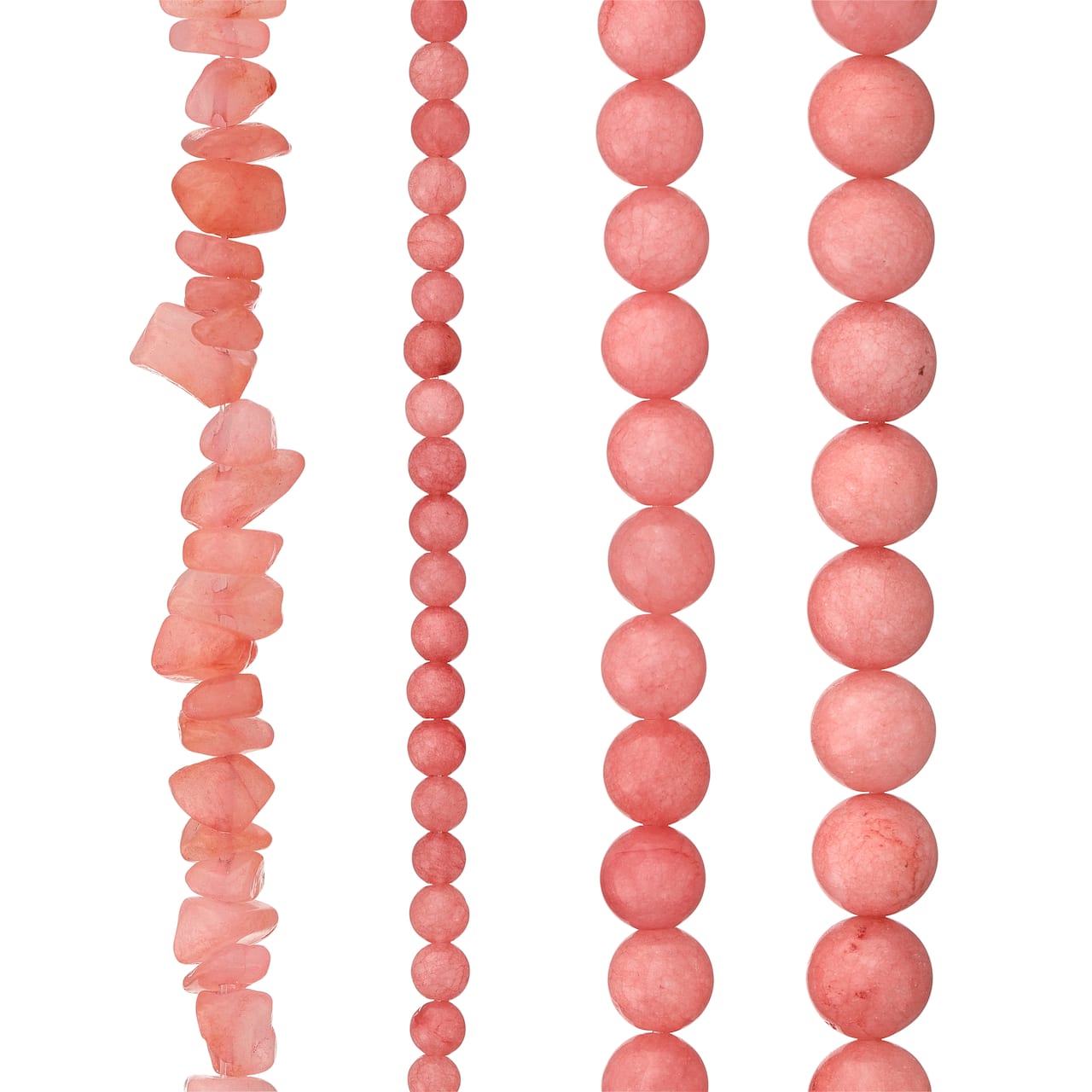 6 Pack: Pink Quartzite Beads Value Pack by Bead Landing™